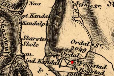 Old Breim & Froystad map